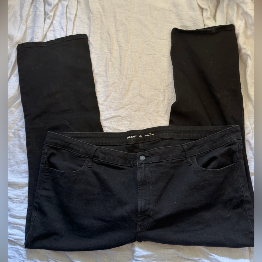Old Navy Black Boot-Cut Jeans 24
